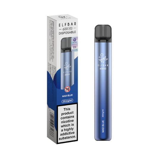 ELFBAR 600V2 Mad blue Disposable Vape 20mg