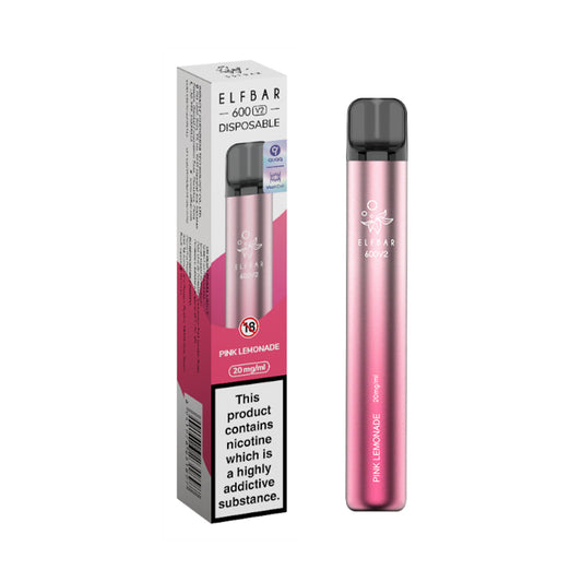 ELFBAR 600V2 Pink Lemonade Disposable Vape 20mg