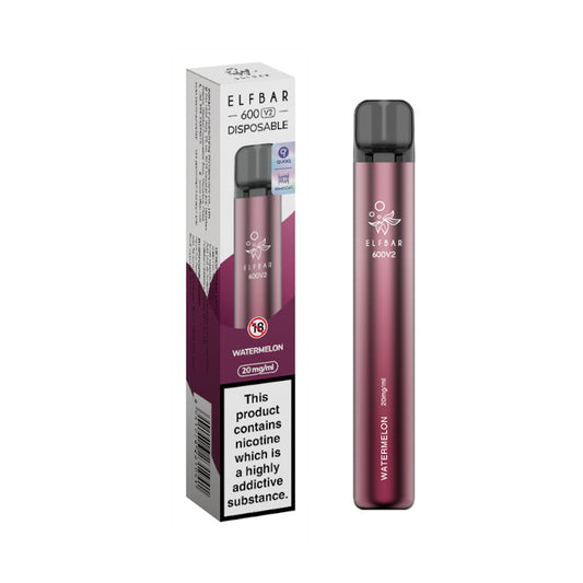 ELFBAR 600V2 Watermelon Disposable Vape 20mg