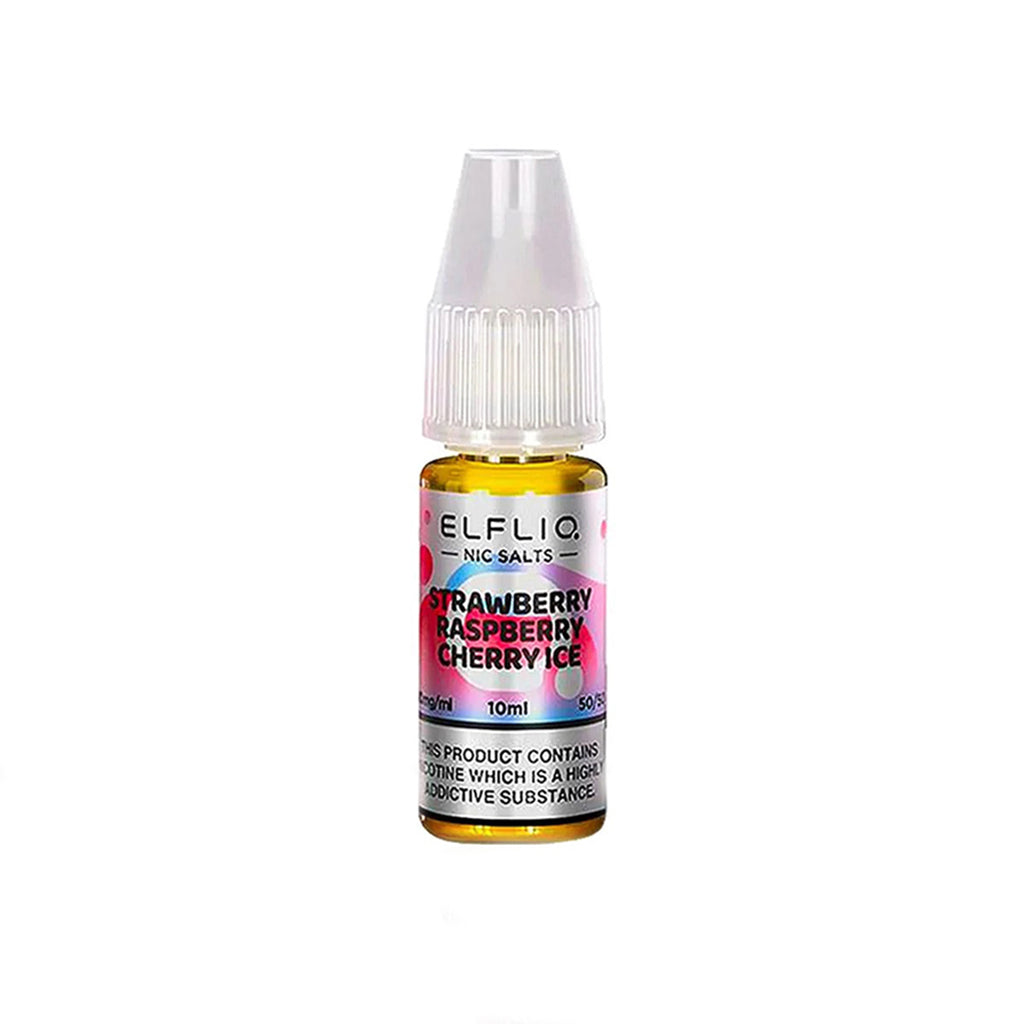 ELFLIQ Strawberry Raspberry Cherry Ice Nic Salt 10ml