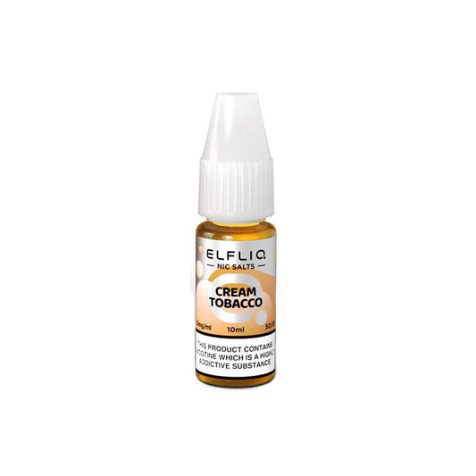 ELFLIQ Cream Tobacco Nic Salt 10ml