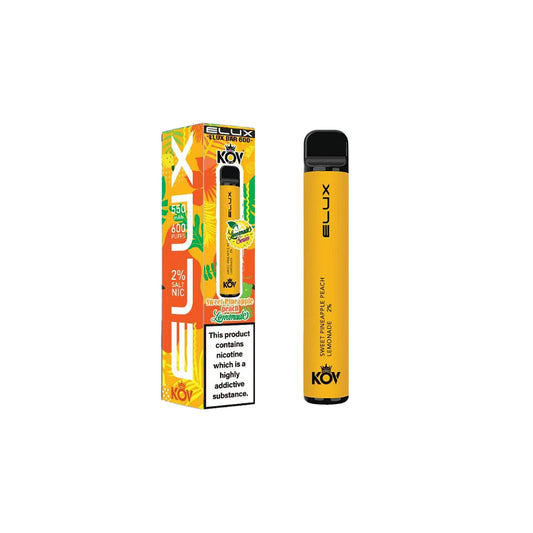 Elux Kov Sweet Pineapple Peach Lemonade Disposable Vape