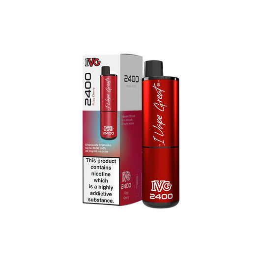 Fizzy Cherry IVG 2400 Disposable Vape