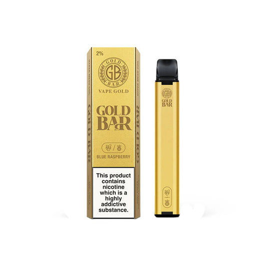 GOLD BAR Blue Raspberry Disposable Vape