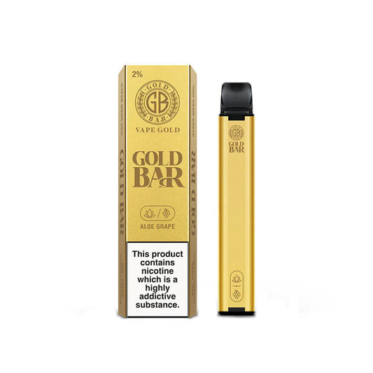 GOLD BAR Aloe Grape Disposable Vape