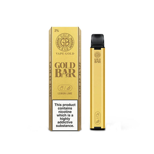 GOLD BAR Lemon Lime Disposable Vape