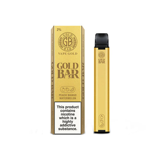 GOLD BAR Peach Mango Watermelon Disposable Vape