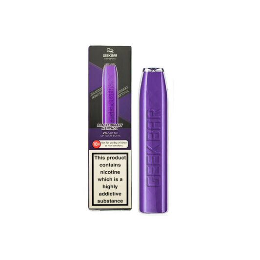 Geek Bar Blackcurrant Menthol Disposable Vape