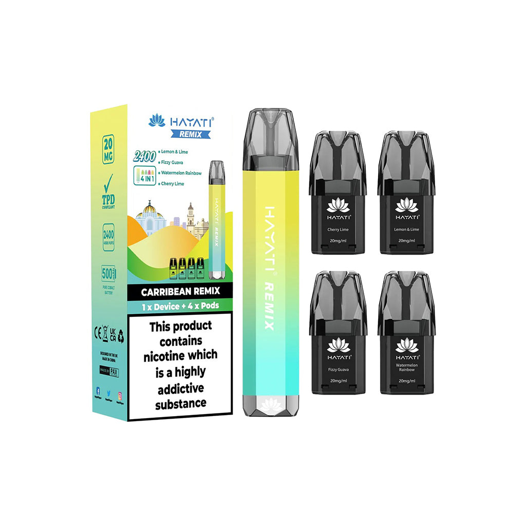HAYATI Remix 2400 puffs Carribean