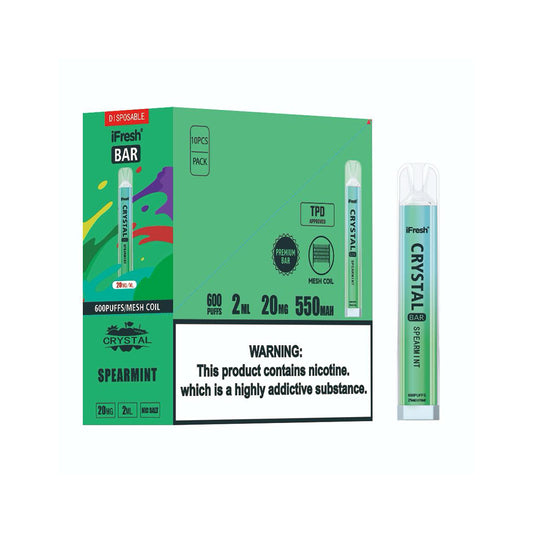 ifresh crystal Bar Spearmint Disposable (pack of 10)