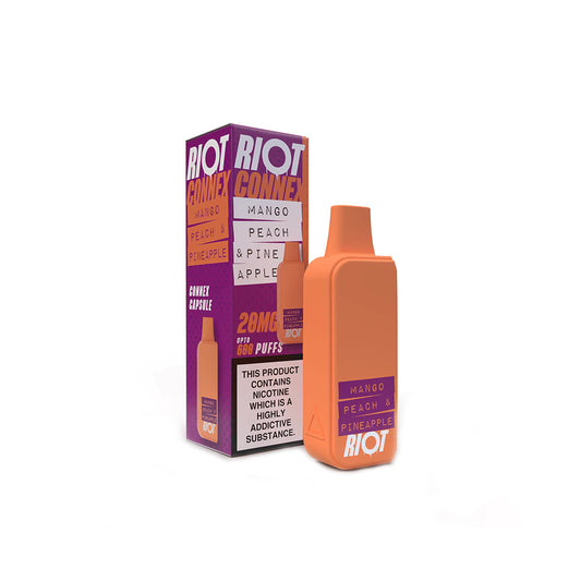 RIOT Mango Peach Pineapple Connex Prefilled Pod