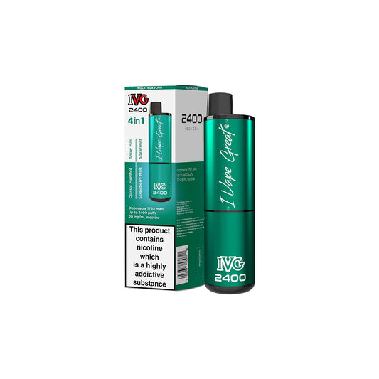 Mint Edition IVG 2400 Disposable Vape