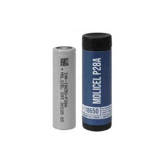 MOLICEL Single 18650 P28a 25a Battery