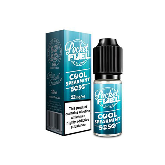 POCKET FUEL Cool Spearmint 50/50 E-Liquid