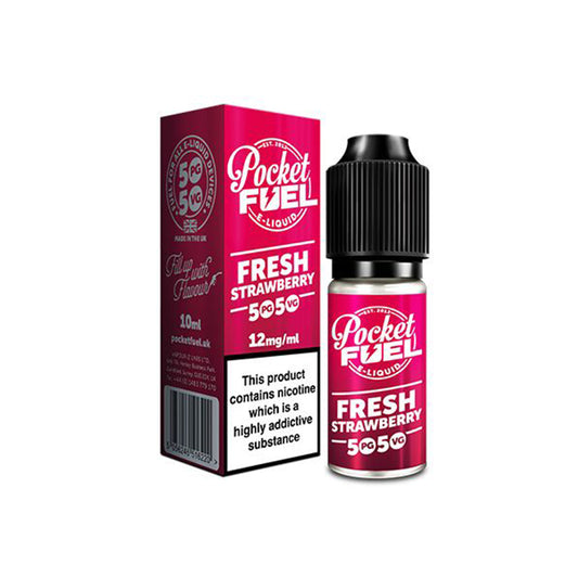 POCKET FUEL Fresh Strawberry 50/50 E-Liquid