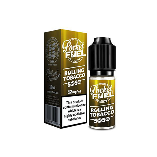 POCKET FUEL Rolling Tobacco 50/50 E-Liquid