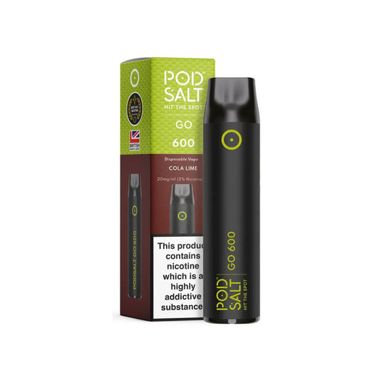 POD SALT Go 600 Cola Lime Disposable