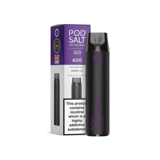 POD SALT Go 600 Grape Ice Disposable