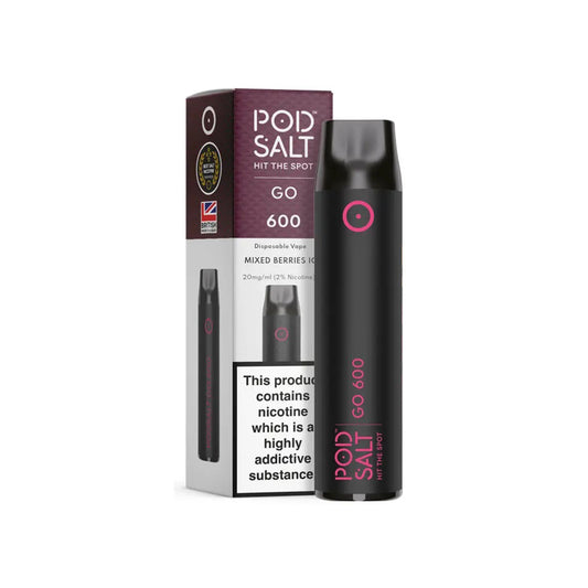 POD SALT Go 600 Mixed Berries Ice Disposable
