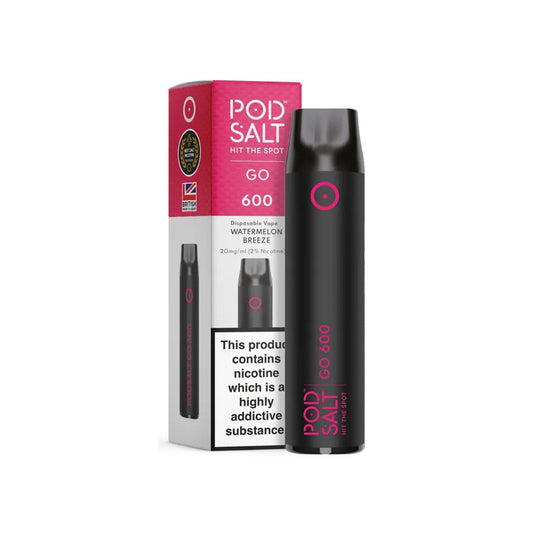 POD SALT Go 600 Watermelon Breeze Disposable