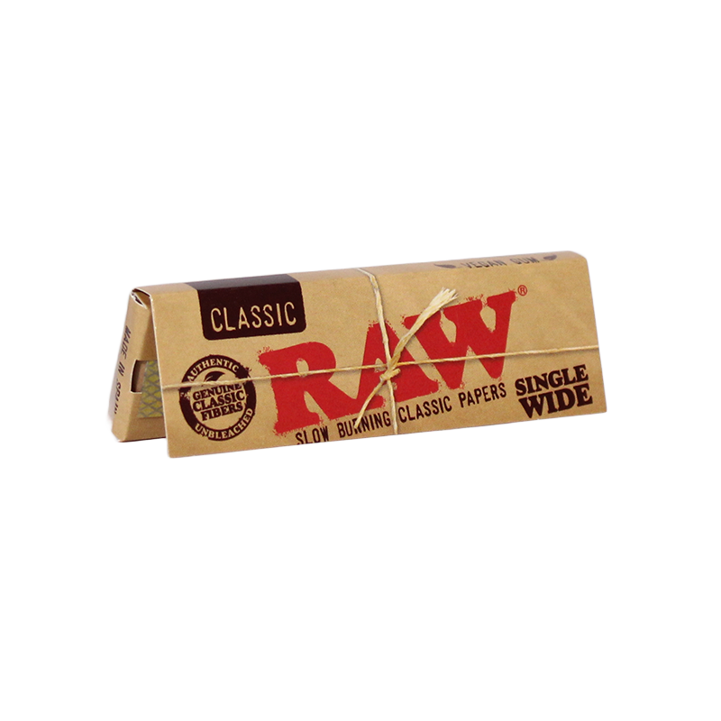 RAW Full Box of 50 Classic Rolling Papers King size Slim
