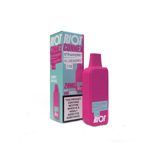 RIOT Strawberry Blueberry Ice Connex Prefilled Pod