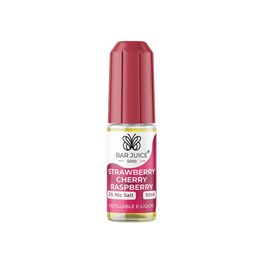 BAR JUICE Strawberry Cherry Raspberry Nic Salt 10ml
