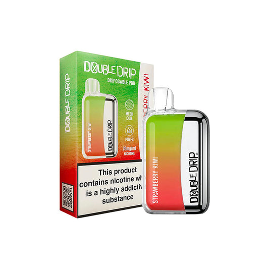 Strawberry Kiwi DOUBLE DRIP Disposable Vape