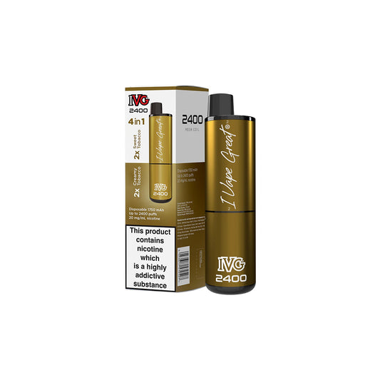 Tobacco Edition IVG 2400 Disposable Vape