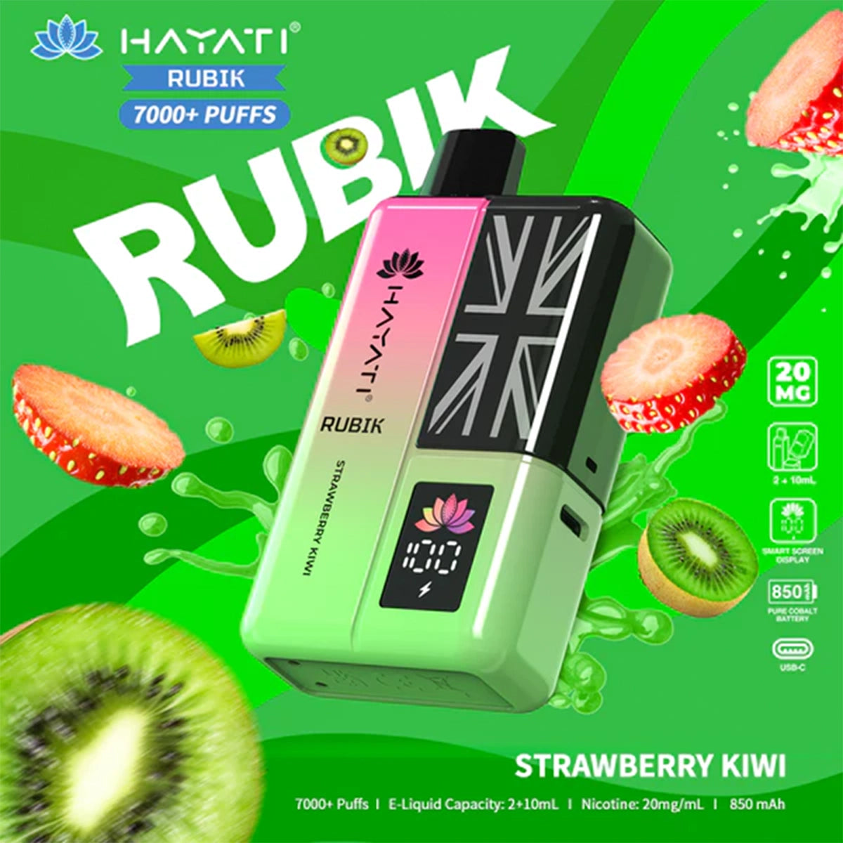 Hayati RUBIK 7000+ Prefilled Pod Vape Kit