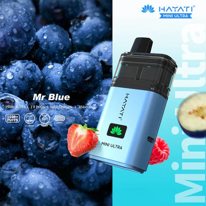 Hayati Mini Ultra 1500 Prefilled Pod Vape Kit
