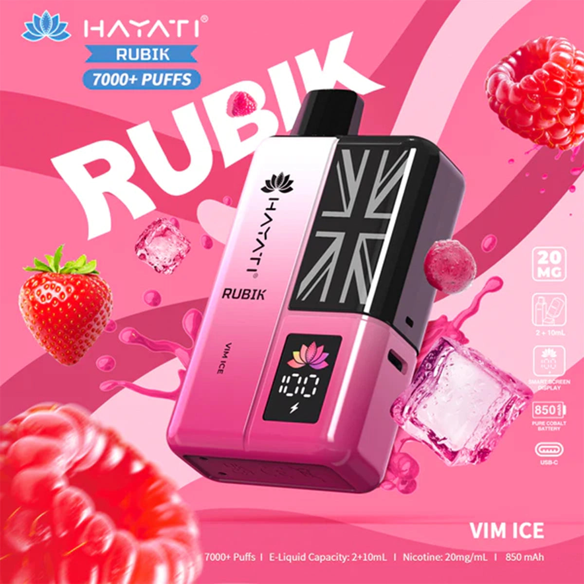 Hayati RUBIK 7000+ Prefilled Pod Vape Kit