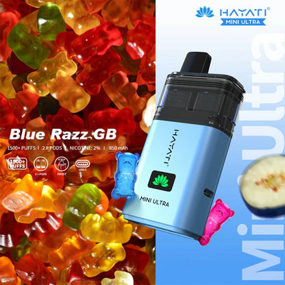 Hayati Mini Ultra 1500 Prefilled Pod Vape Kit