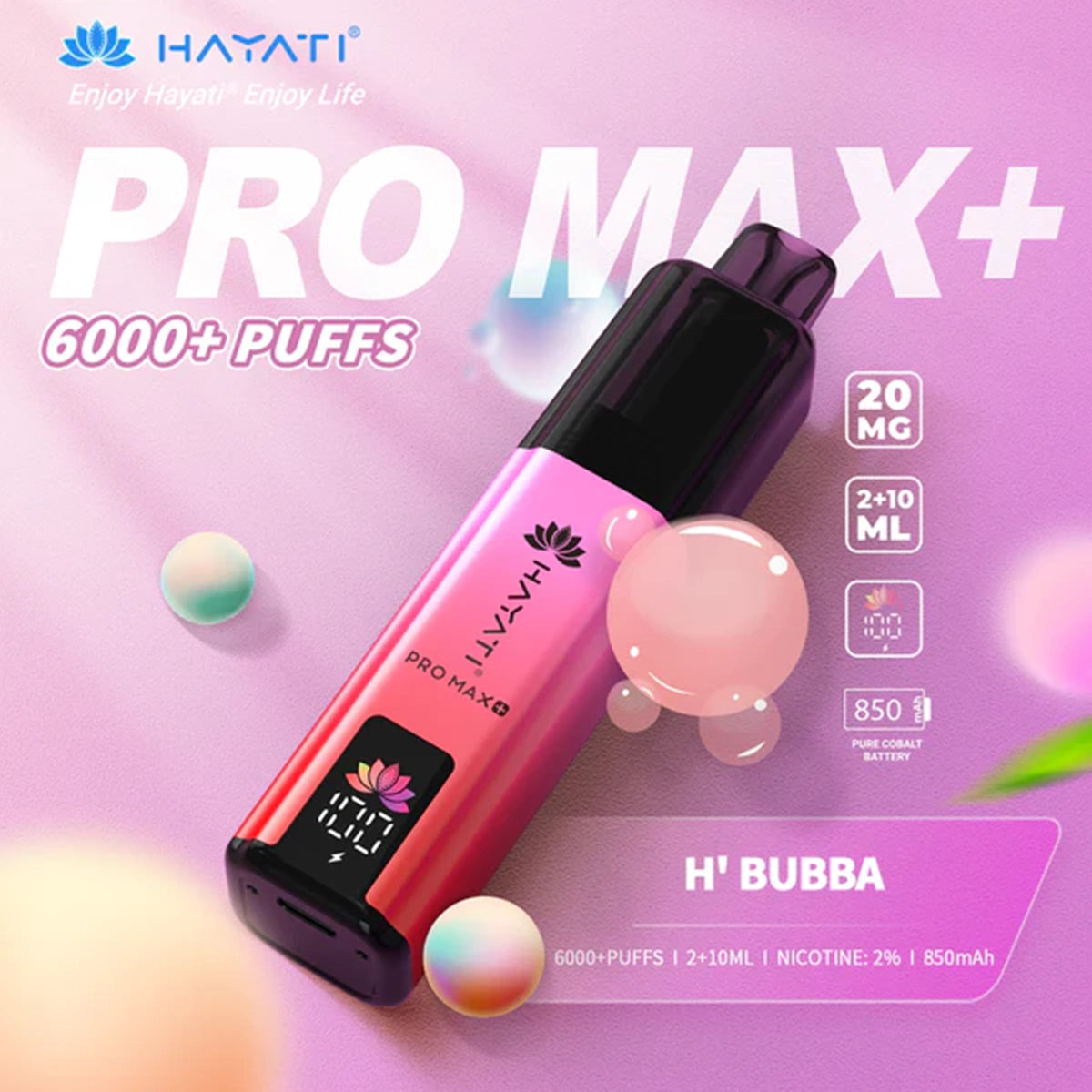 Hayati Pro Max Plus 6000 Puffs Vape Kit