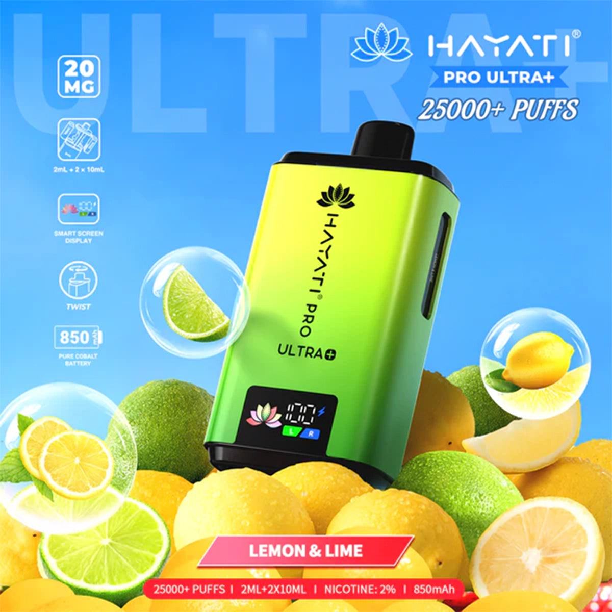 Hayati Pro Ultra Plus 25K Prefilled Vape Kit