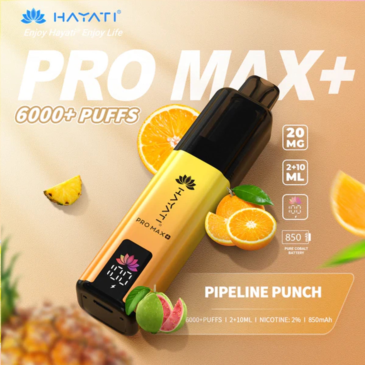 Hayati Pro Max Plus 6000 Puffs Vape Kit