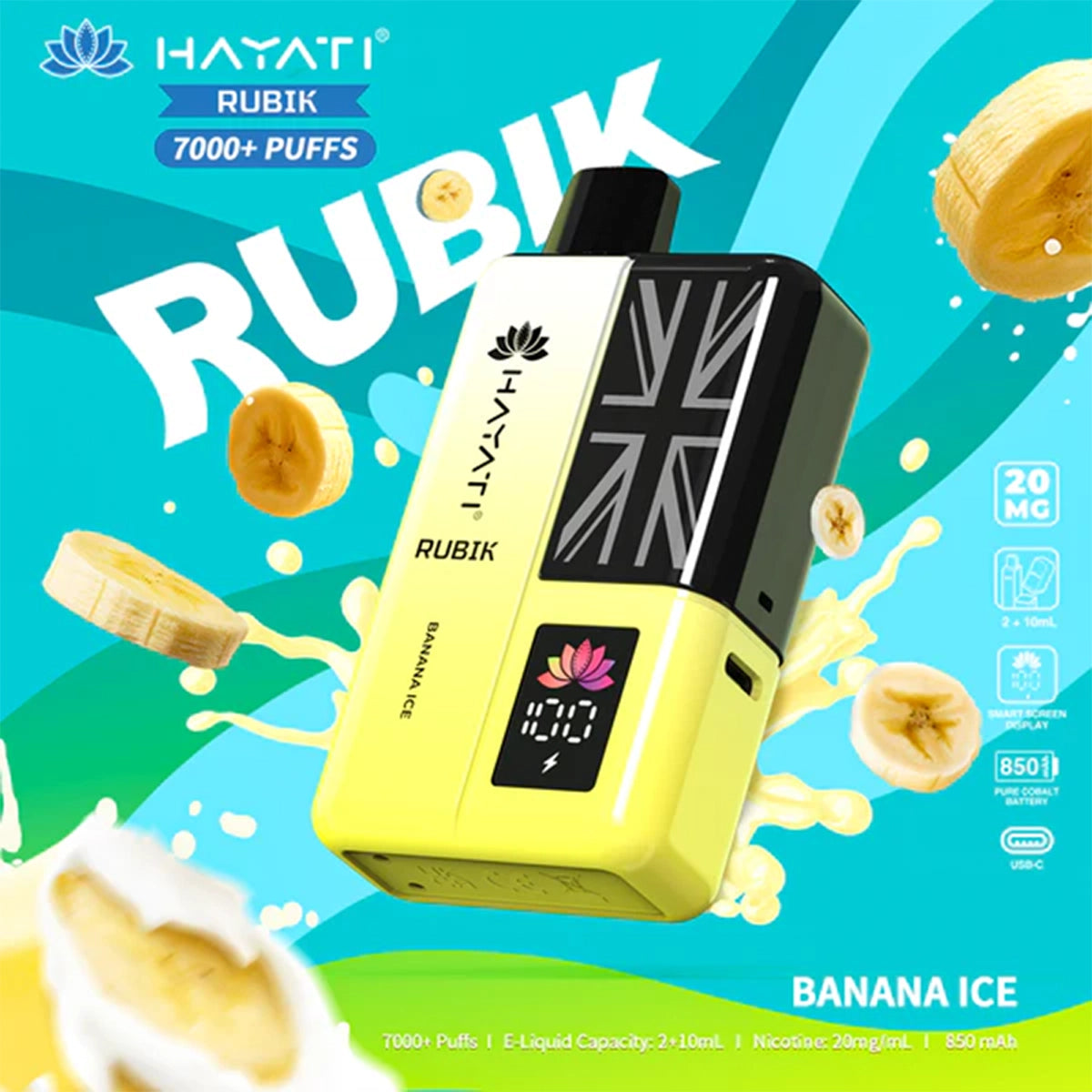 Hayati RUBIK 7000+ Prefilled Pod Vape Kit