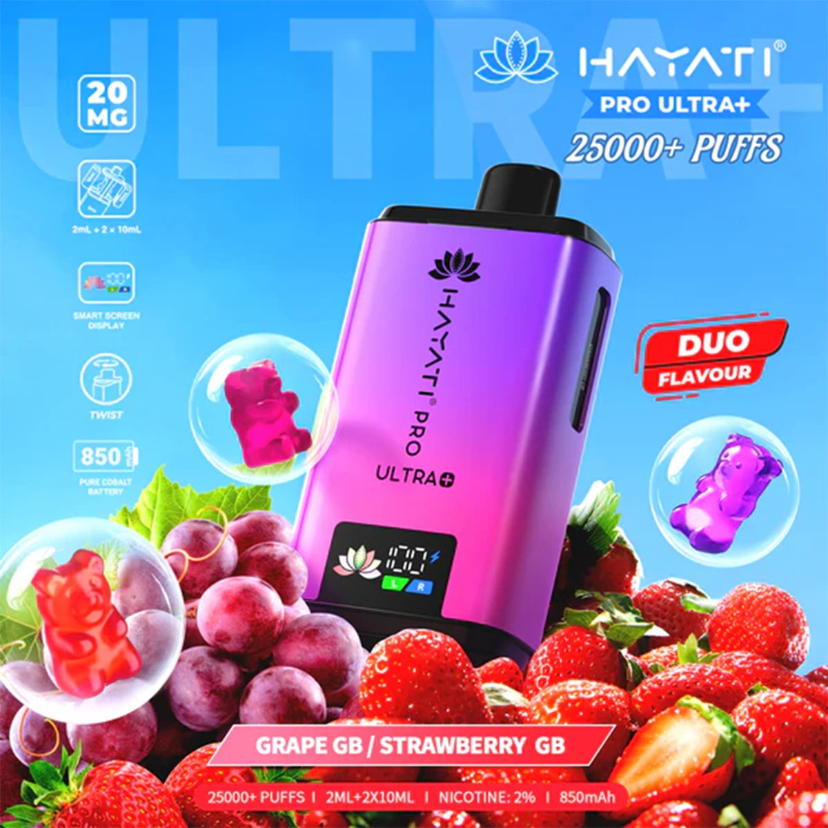 Hayati Pro Ultra Plus 25K Prefilled Vape Kit