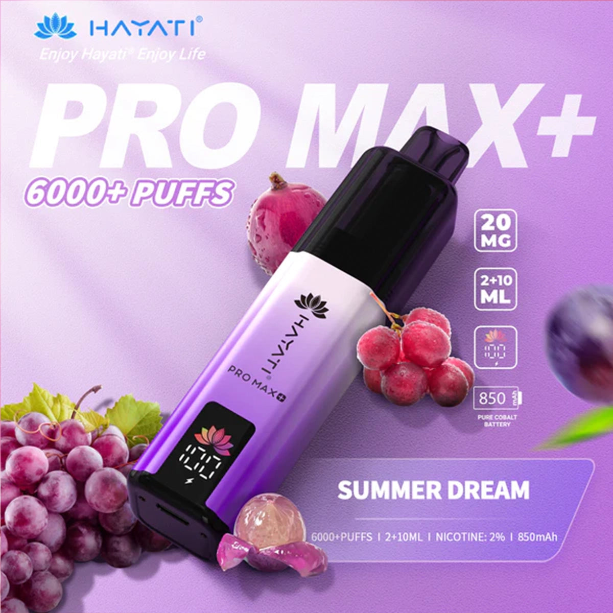 Hayati Pro Max Plus 6000 Puffs Vape Kit