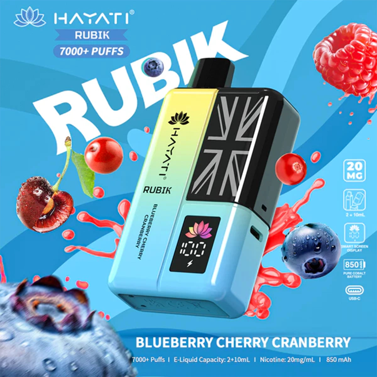 Hayati RUBIK 7000+ Prefilled Pod Vape Kit