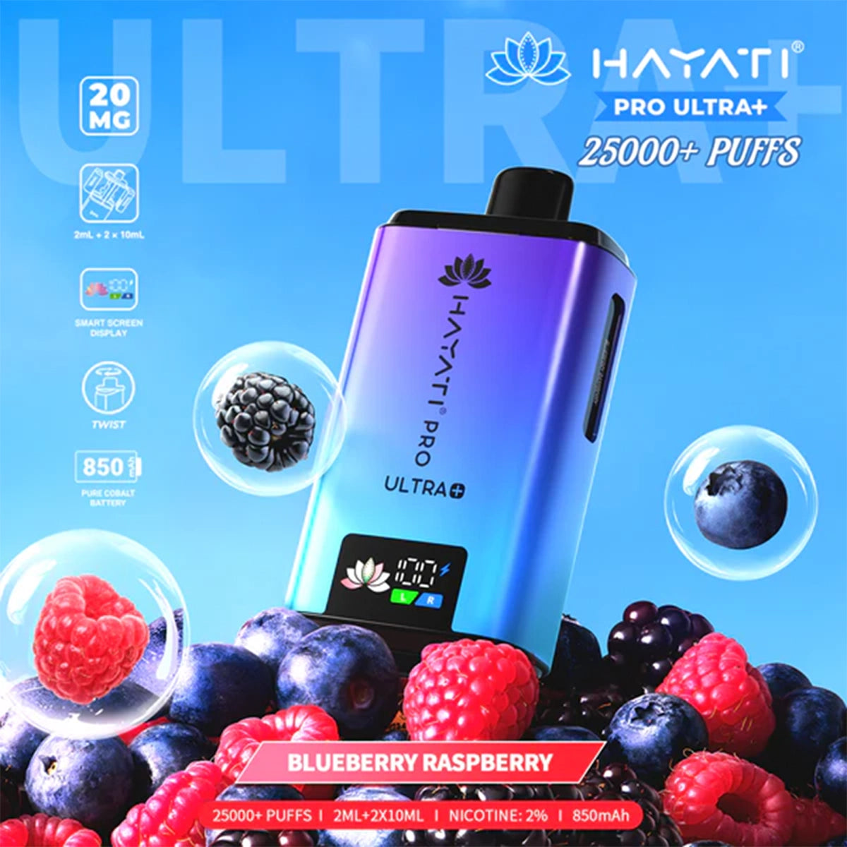 Hayati Pro Ultra Plus 25K Prefilled Vape Kit