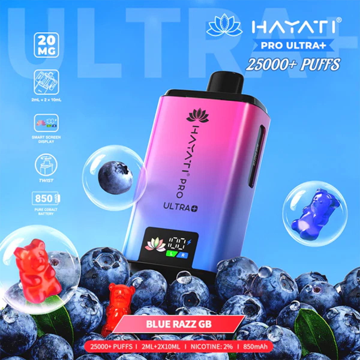 Hayati Pro Ultra Plus 25K Prefilled Vape Kit