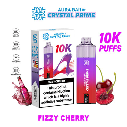 Crystal Prime Aura Bar 10K Puffs Prefilled Vape Kit