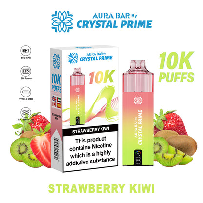 Crystal Prime Aura Bar 10K Puffs Prefilled Vape Kit