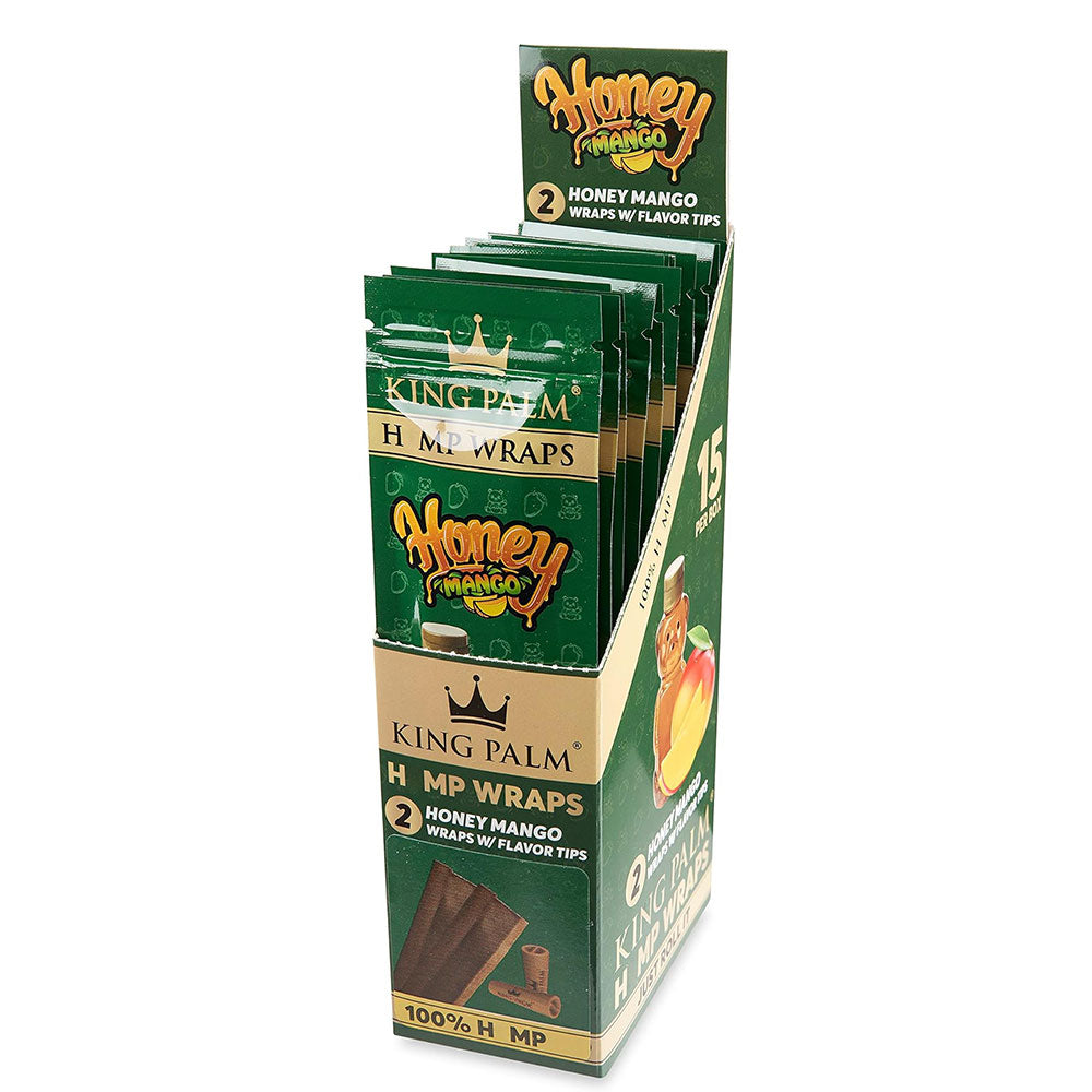 King Palm 2 Hemp Wraps & Tips 15 pack