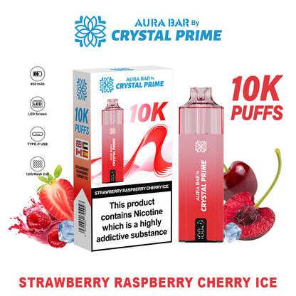 Crystal Prime Aura Bar 10K Puffs Prefilled Vape Kit