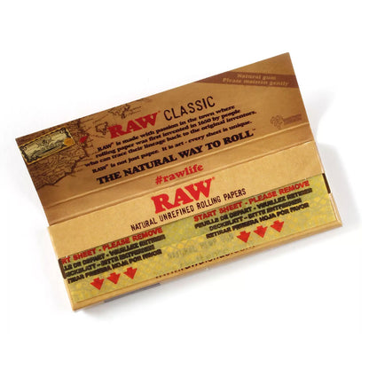 24 Raw Classic 1 1/4 Size Rolling Papers