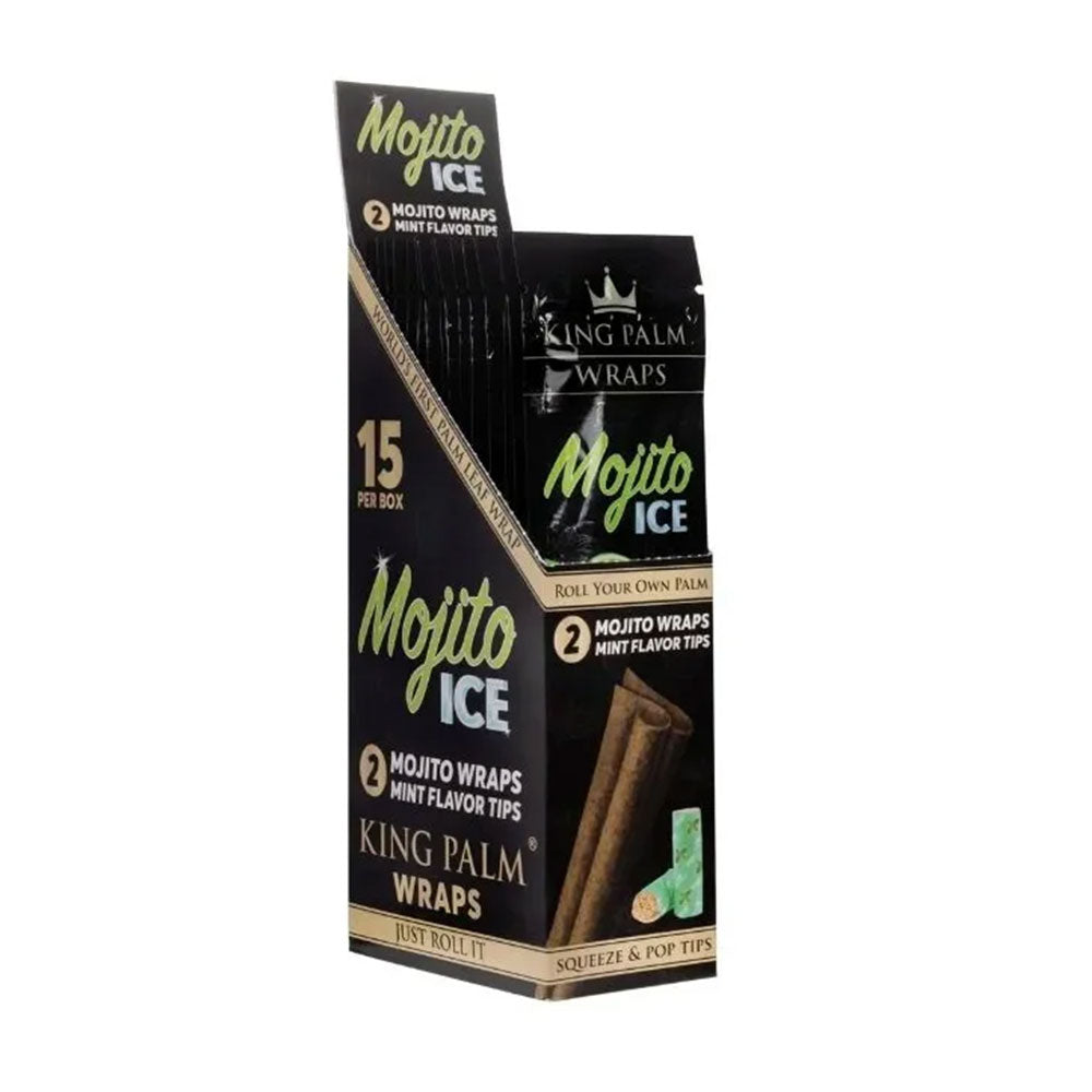 King Palm 2 Hemp Wraps & Tips 15 pack