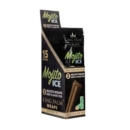 King Palm 2 Hemp Wraps & Tips 15 pack