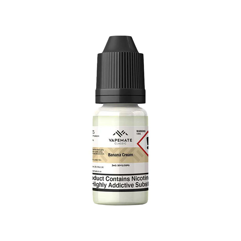VAPEMATE Classic Banana Cream 10ml E-Liquid